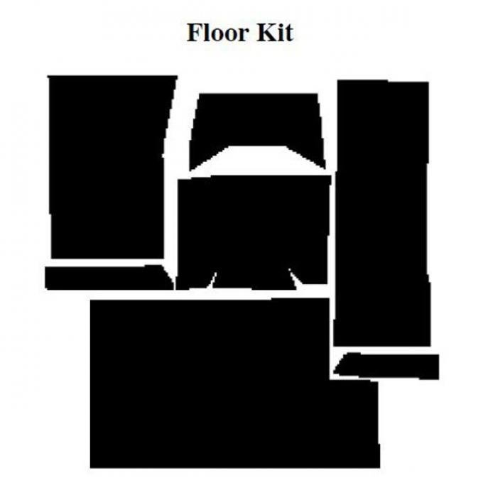 AcoustiSHIELD - Floor Insulation Kit - Half-Cab Pickup