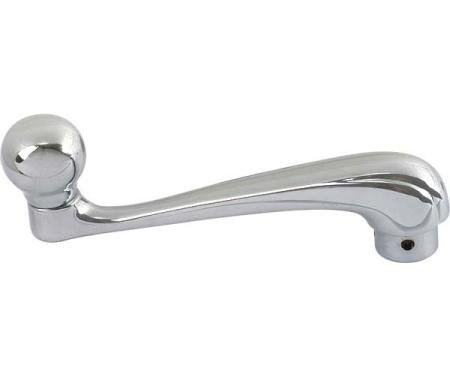 Model A Ford Window Riser Crank Handle - Chrome - Victoria & Convertible Sedan A-400