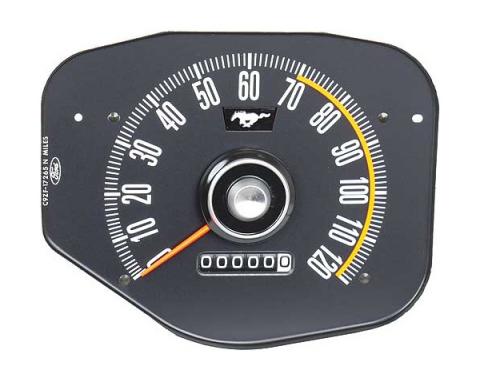 Ford Mustang Speedometer Assembly - Black Face - Replaces Stamping # C9ZF-17265