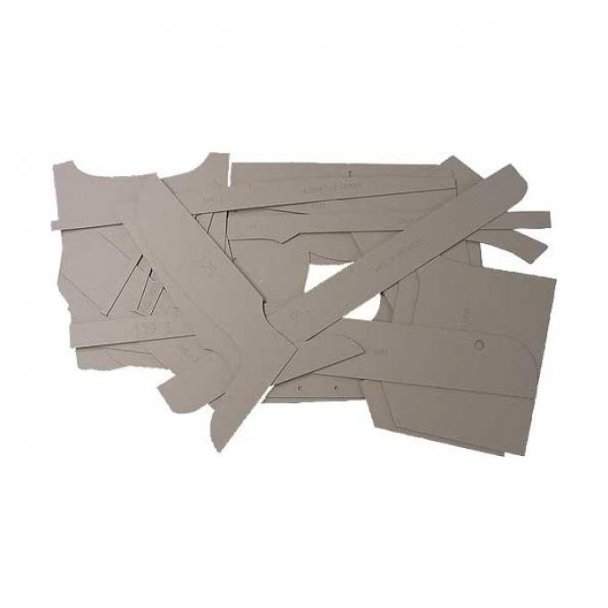 Model A Ford Precut Uncovered Panel Set - Interior Panels -Tudor Sedan