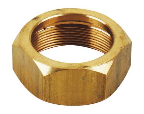 Model T Exhaust Pipe Pack Nut, Brass, 1909-1927