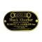 Model T Ford Hassler Shock Absorber Plate - Brass Finish