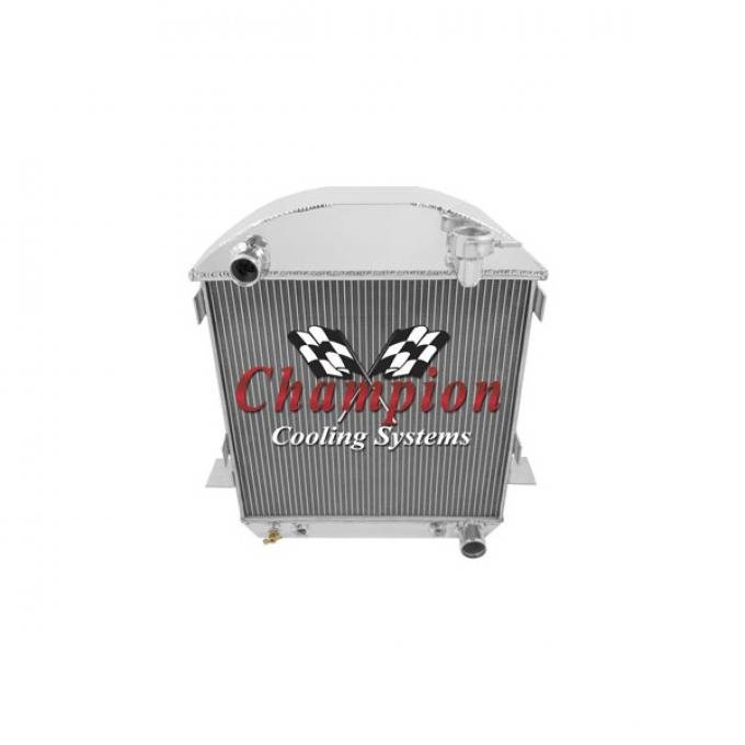 Champion Three Row Aluminum Radiator For T-Bucket With Chevy V8 Configuration, 1917-1927