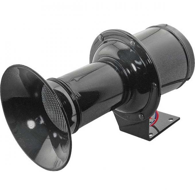 Model A Ford Horn Assembly 6 Volt Painted Black With Universal