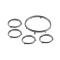 Ford Thunderbird Dash Gauge Trim Rings, 5 Piece Set, 1956-57