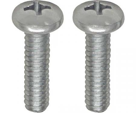 Ford Thunderbird Outside Rear View Mirror Screw Set, Left, From Mid 1964-66