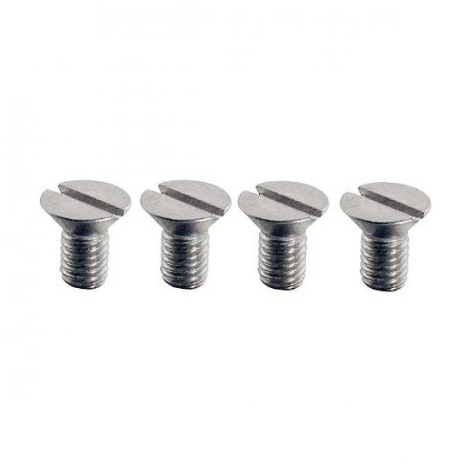 Model A Ford Windshield Frame Screw Set - Open Car - 4 Pieces - Stainless Steel