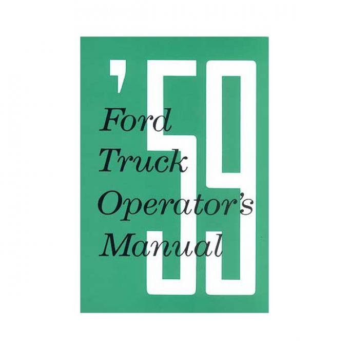 Ford Truck Operator's Manual - 40 Pages