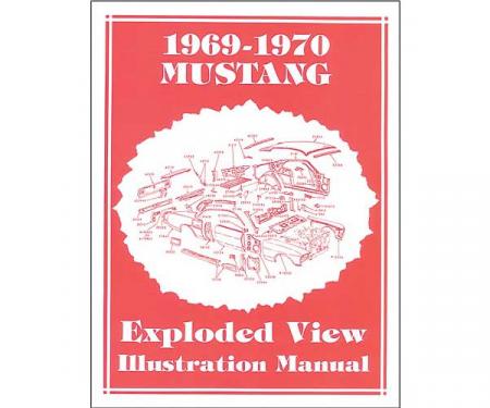 Mustang Exploded View Illustration Manual - 65 Pages