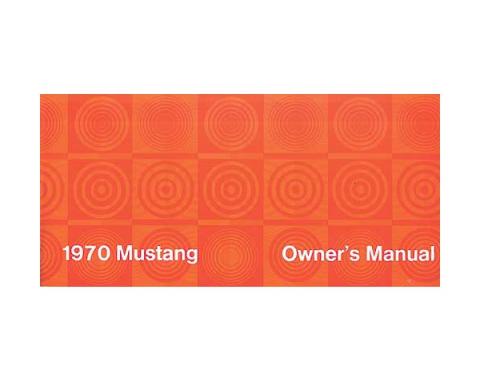 Mustang Owner's Manual - 63 Pages