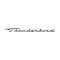 Ford Thunderbird Front Fender Nameplate, Thunderbird, Chrome, 1964