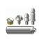 Model T Ford Side Curtain Fastener Set - Lift-The-Dot - Nickel - 35 Piece Set - Roadster & Roadster Pickup