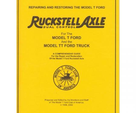 Model T Ford Ruckstell - Repairing & Restoring The Ruckstell Rear End - 38 Pages - 63 Illustrations