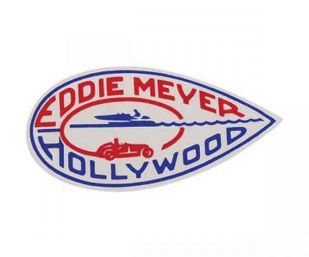 Nostalgia Decal - Eddie Meyer Hollywood - 3-3/4 wide X 2 high