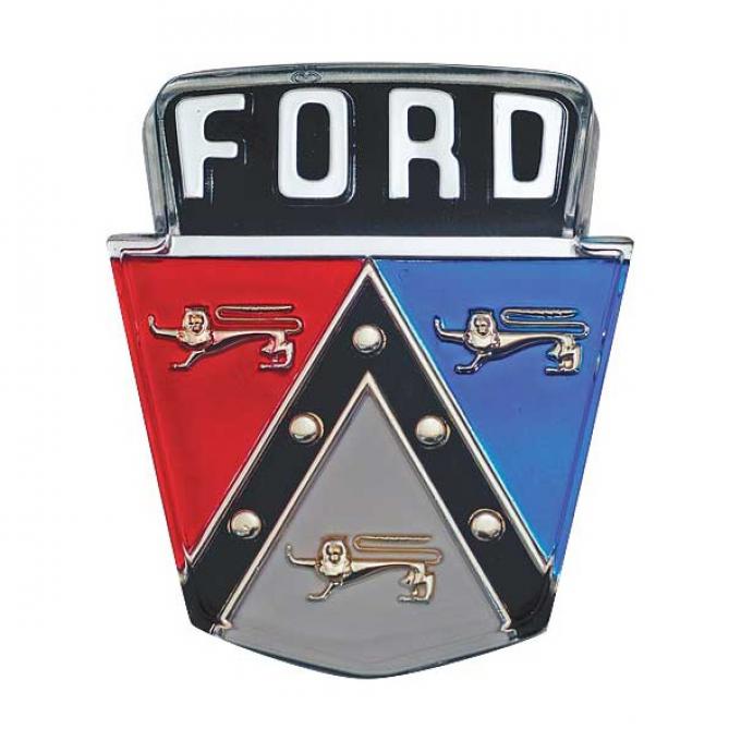 Trunk Lid Emblem - Plastic - Ford Crest - Ford