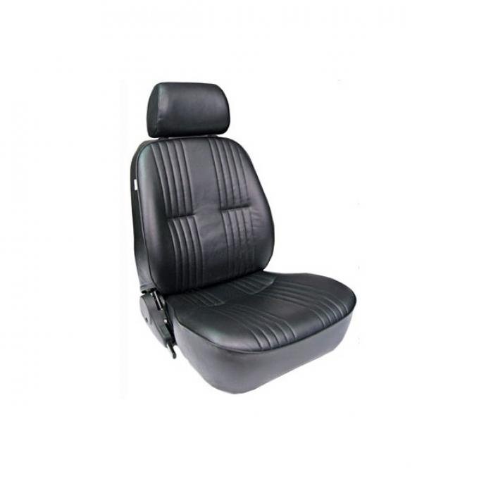 Ford Bucket Seat, Pro 90, With Headrest, Right | Pro90 lowback w/hdrst,Blk,RT