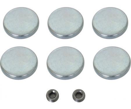 Ford Pickup Truck Soft Plug Set - Steel - 223 Or 262 6 Cylinder