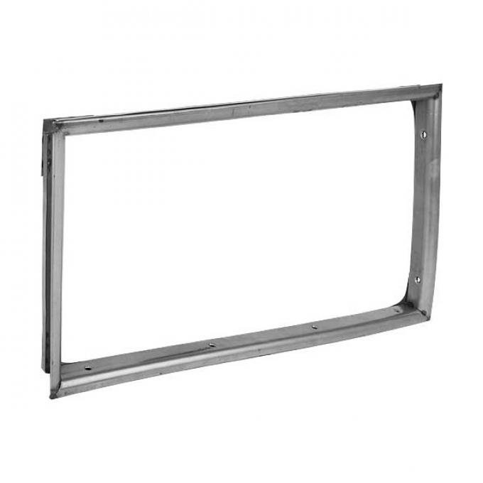 Model A Ford Rear Window Frame - Coupe - Steel - For Roll Down Window