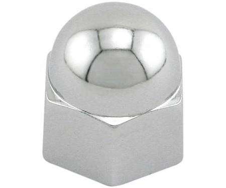 Acorn Push-on Cover - Chrome - 7/16