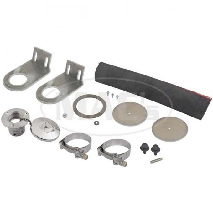 Fuel Filler Neck Relocation Kit, Falcon, 1964-1965