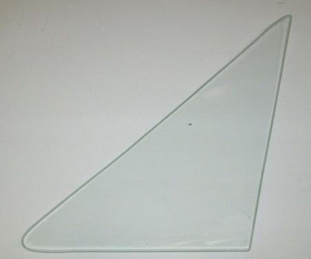 Vent Window Glass, Left - 65-66 Ford Mustang - Fastback