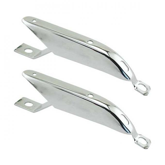 Ford Mustang Rear Bumper Guards - Chrome