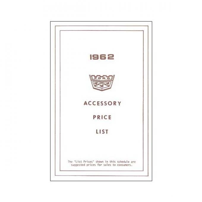 Window Decal - New Car Accessory Price List - Ford