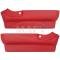 Ford Thunderbird Seat Side Skirts, Red, 1961-63