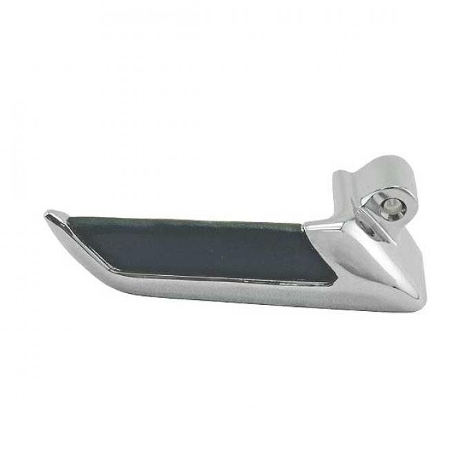 Ford Thunderbird Inside Door Handle, Left, Chrome & Black Vinyl, 1964-66