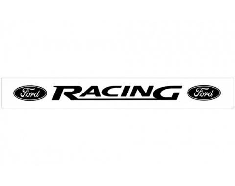Ford Racing Windshield Decal with Ford Ovals