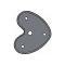 Model A Ford Tail Light Bracket Rubber Pad