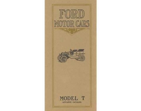 Ford Motor Cars Model T Advance Catalog - 12 Pages - 8 Illustrations