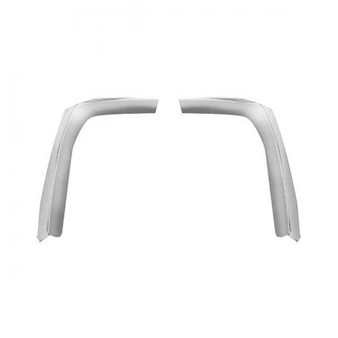 Ford Mustang Front Fender Mouldings - Right & Left - Chrome