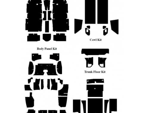Insulation Kits, Master Kit, 6 Kits, For Coupe, 1964-66