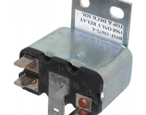 Ford Thunderbird Convertible Top Relay, B9SF-A, 1960