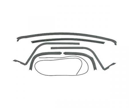 Ford Thunderbird Hard Top Roof Rail Seal Kit, 7 Pieces, From 3-1-56