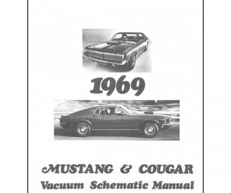 Mustang and Cougar Vacuum Schematic Manual - 12 Pages