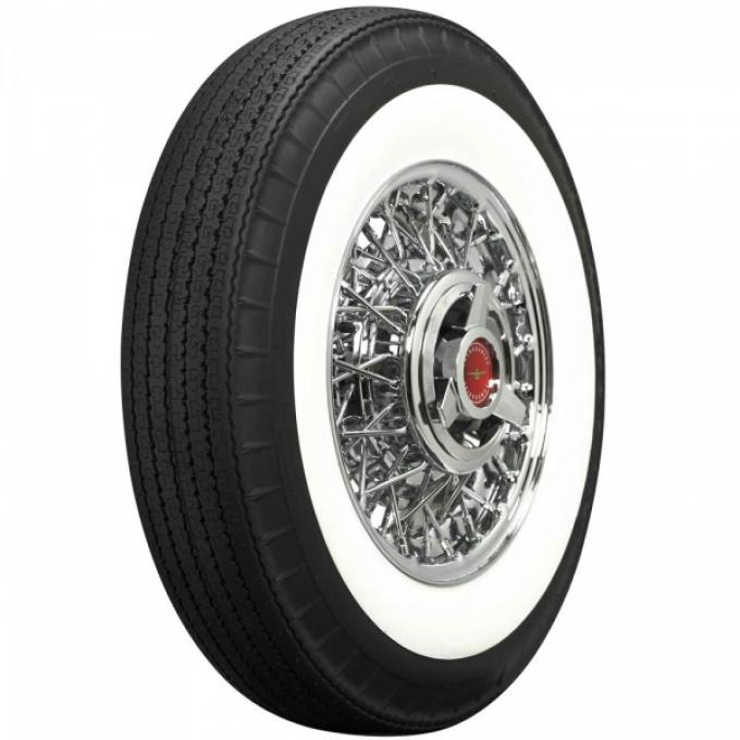 Ford Tire, Original Appearance, Radial Construction, 7.60 x15" With 3-1/4" Whitewall