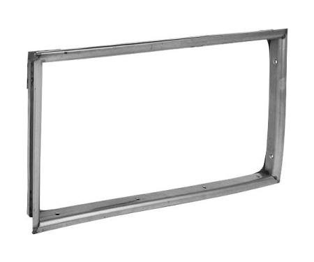 Model A Ford Rear Window Frame - Coupe - Steel - For Roll Down Window