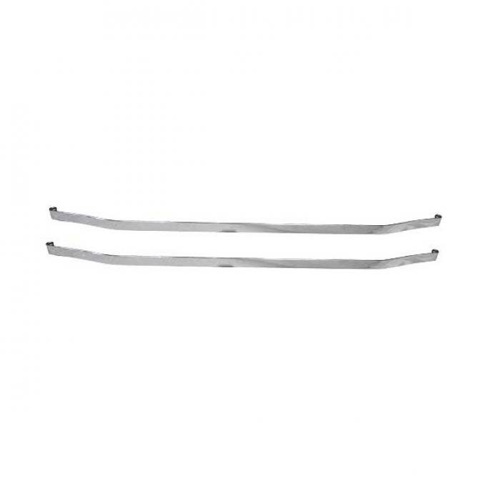 Model A Ford Front Bumper Bars - Chrome - 1928-29