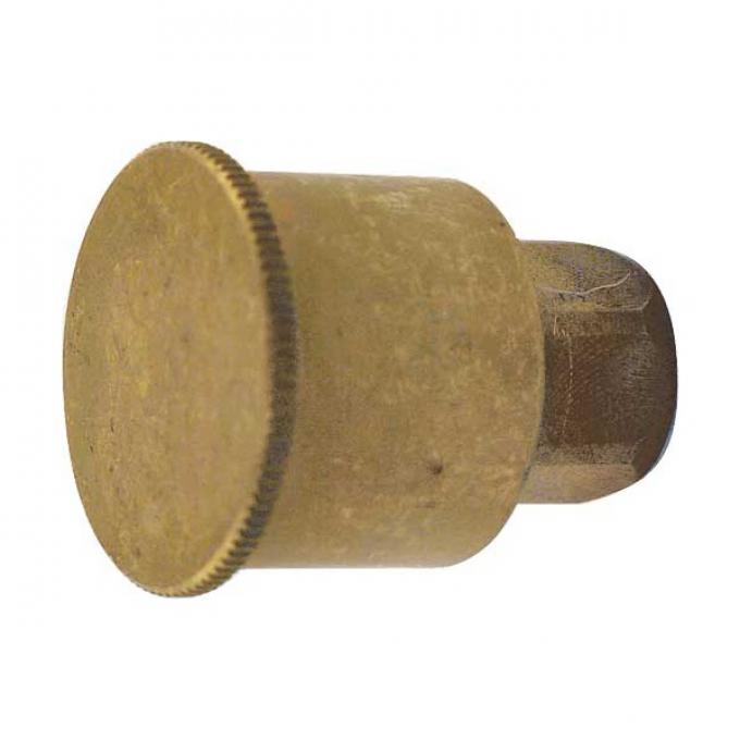 Model T Ford Fan Shaft Grease Cup - Brass - Female Inside Thread