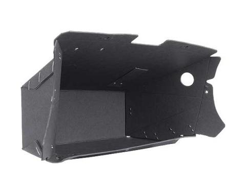 Ford Mustang Glove Box Liner - Stainless Steel Clips Are Installed