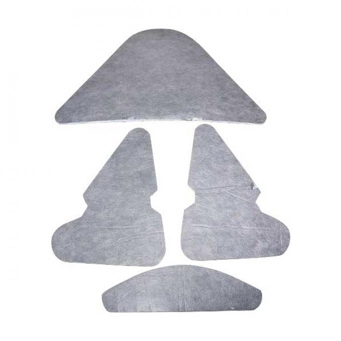 Hood Insulation Pad Set - 4 Pieces - Mercury Montclair