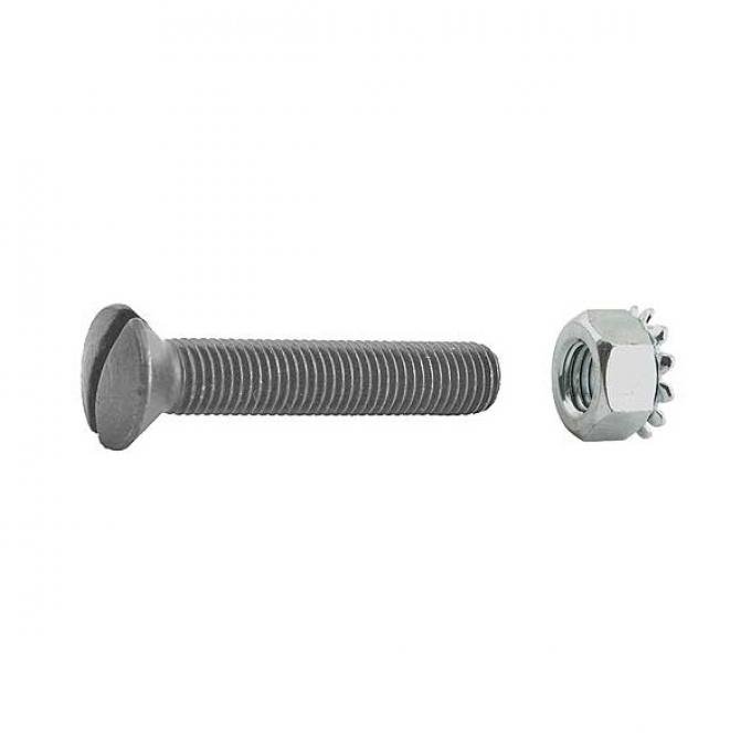 Door Hinge Screw Set - 5/16-24 x 1-3/4 Long - 6 Pieces - Ford Closed Car