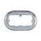 Ford Thunderbird Power Window Switch Backing Plate, Left, Cadmium Plated, For Double Switch, 1955-57