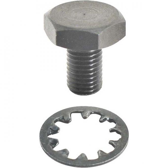 Model A Ford Generator Pulley Bolt & Washer Set - 5/16 For 1/2 Tapered End
