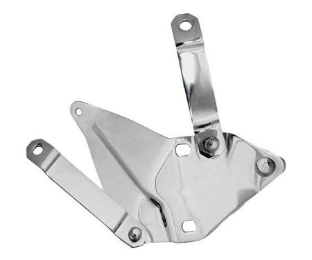 Hood Hinge Bracket Assemblies - Die Stamped - Stainless Steel - Ford Late 41-48 Passenger