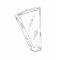 Vent glass - 58-60 Ford Thunderbird - Clear