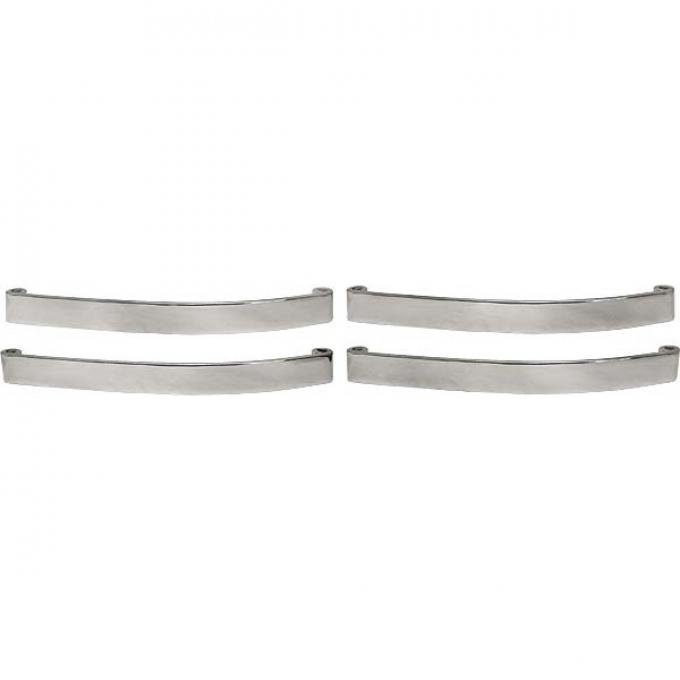 Model A Ford Rear Bumper Bar Set - Polished Stainless Steel- Victoria