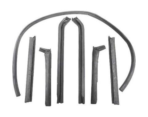 Ford Mustang Convertible Roof Rail Seal Set - 7 Pieces